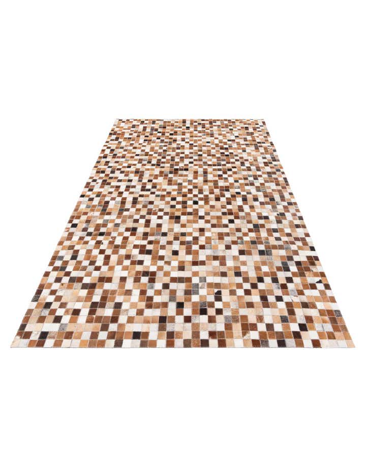 5' x 7' 11 Cowhide Stocks Rug