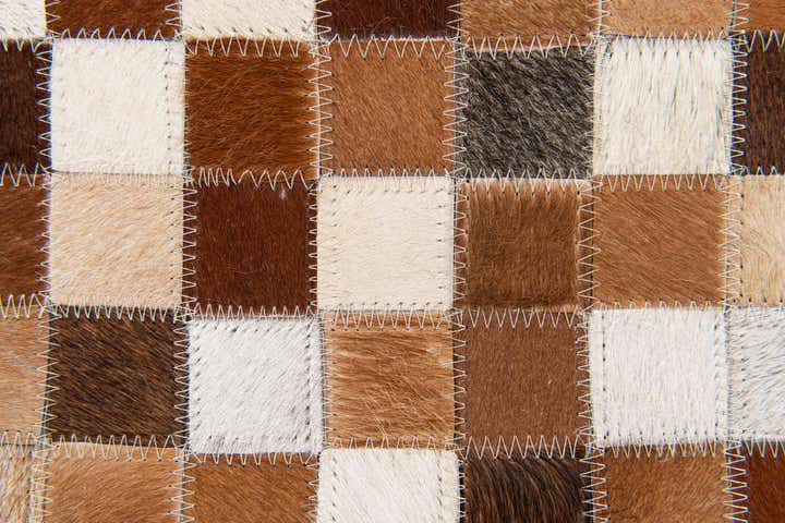5' x 7' 11 Cowhide Stocks Rug