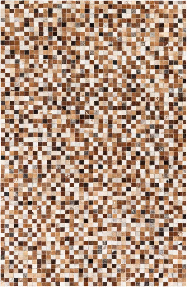 5' x 7' 11 Cowhide Stocks Rug