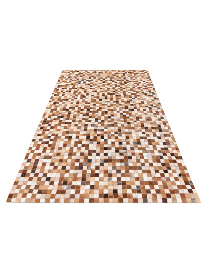 5' x 7' 10 Cowhide Stocks Rug