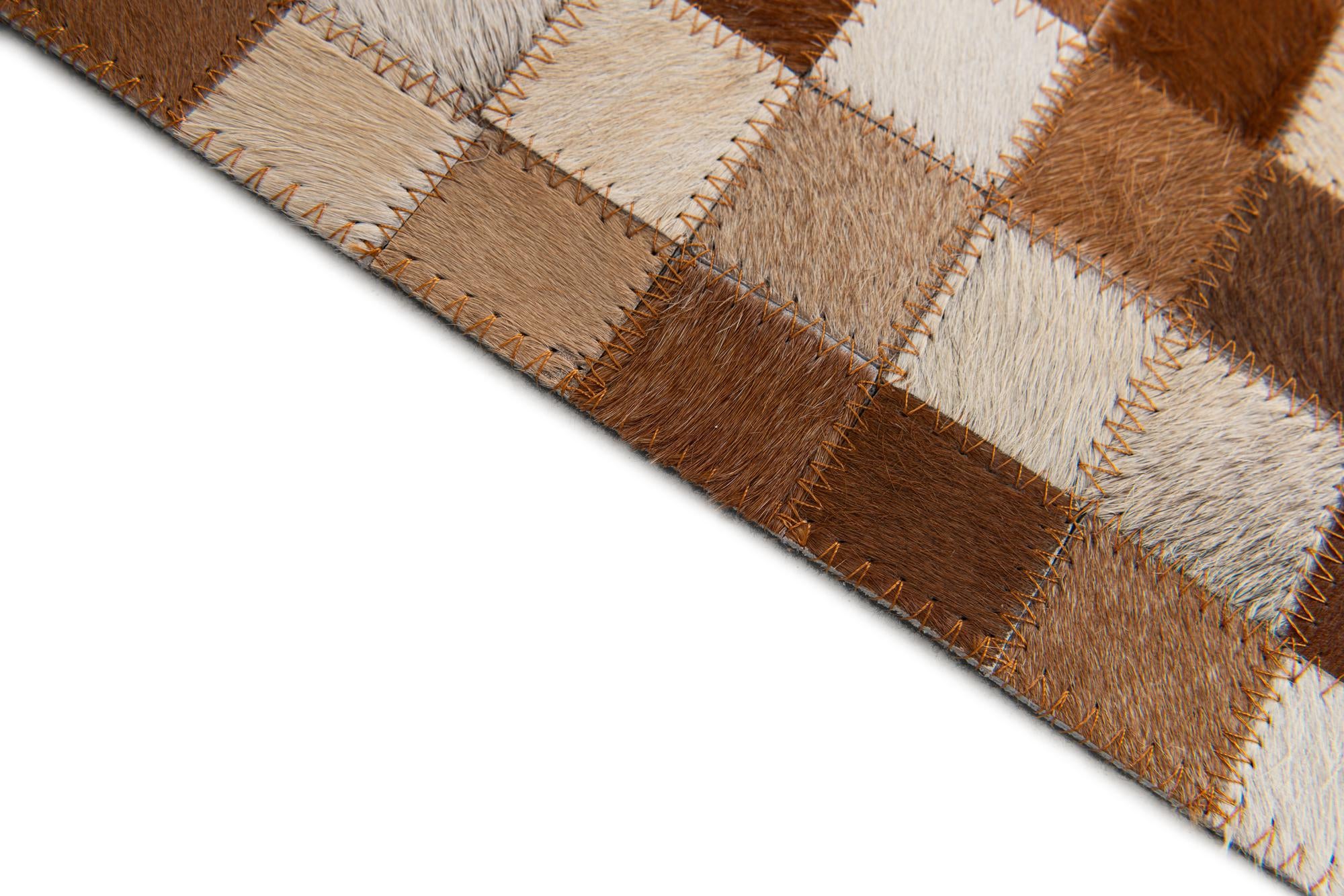 5' x 7' 10 Cowhide Stocks Rug