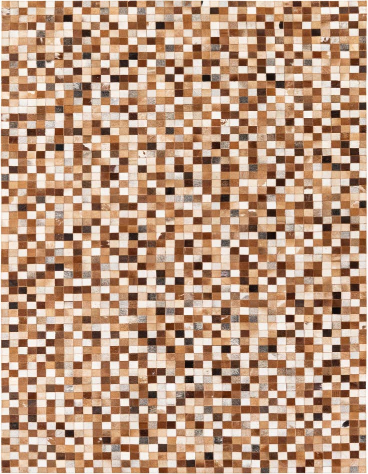 Detail image of 5' x 7' 10 Cowhide Stocks Rug