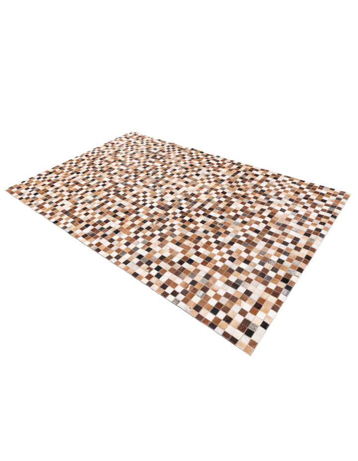 5' 1 x 7' 10 Cowhide Stocks Rug
