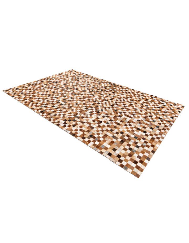 5' 2 x 8' Cowhide Stocks Rug