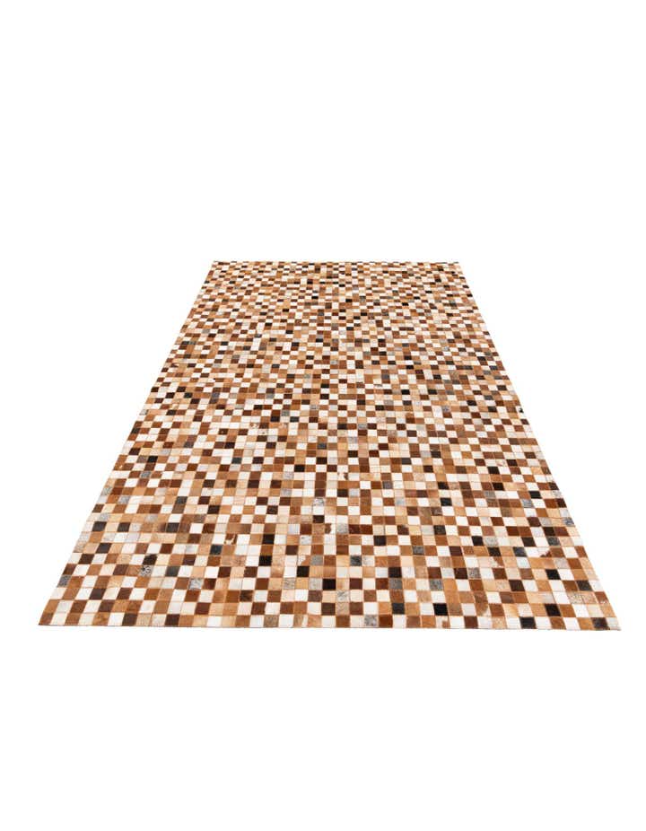5' 2 x 8' Cowhide Stocks Rug