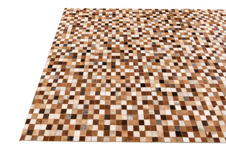 5' 2 x 8' Cowhide Stocks Rug