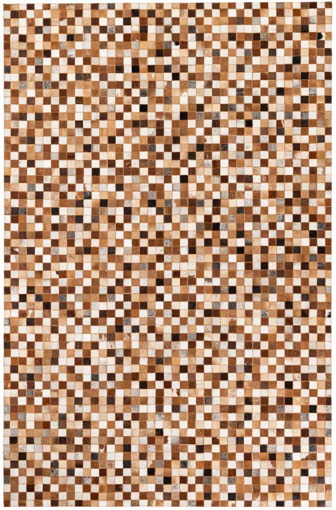 5' 2 x 8' Cowhide Stocks Rug