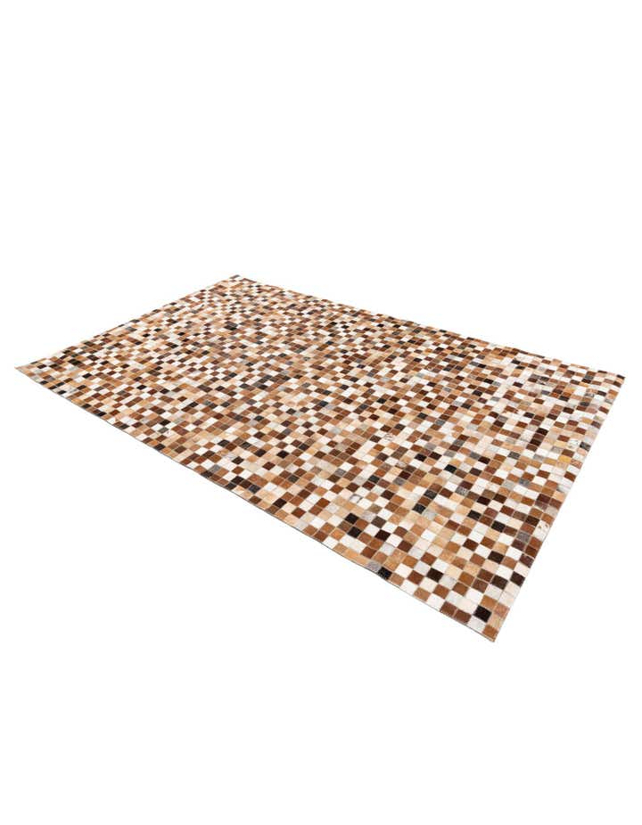 5' x 7' 11 Cowhide Stocks Rug