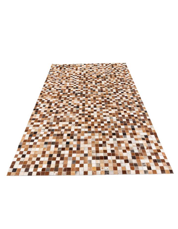 5' x 7' 11 Cowhide Stocks Rug