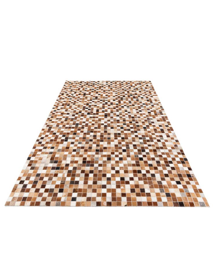 Detail image of 5' 1 x 7' 11 Cowhide Stocks Rug