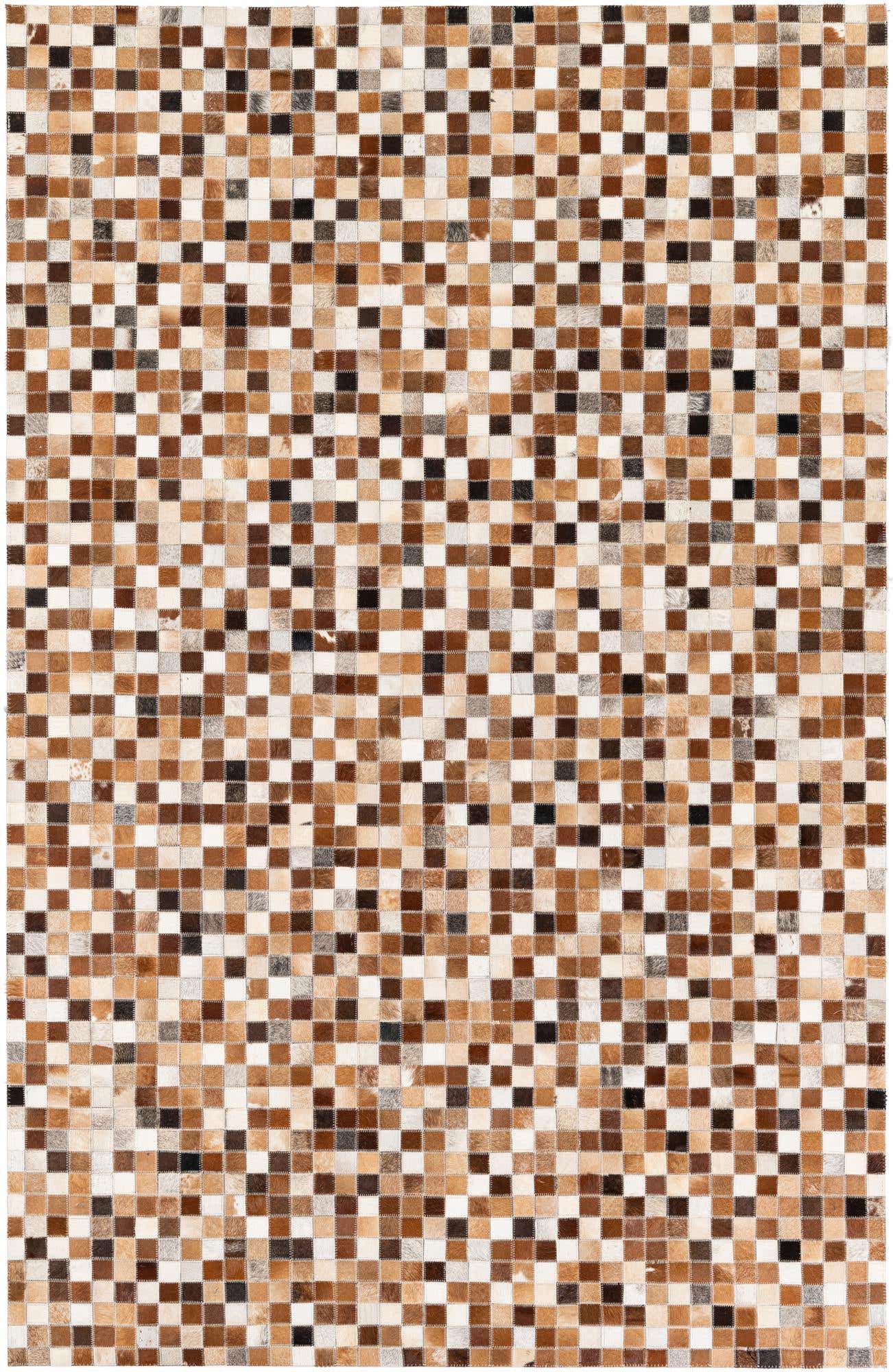 5' 1 x 7' 11 Cowhide Stocks Rug