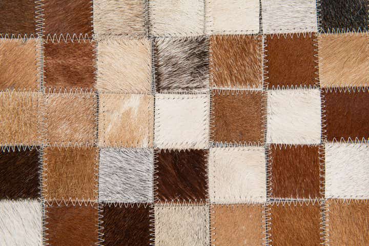 5' 1 x 7' 11 Cowhide Stocks Rug