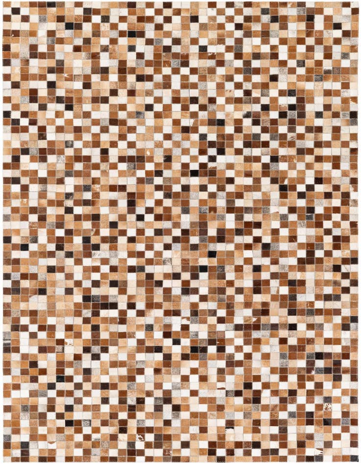 Detail image of 5' 1 x 7' 11 Cowhide Stocks Rug