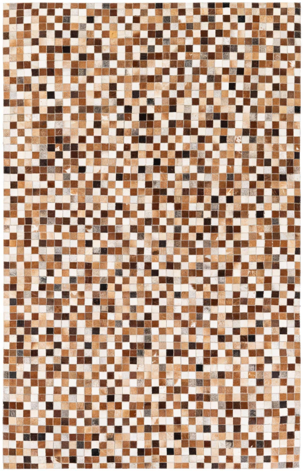 5' 1 x 7' 11 Cowhide Stocks Rug