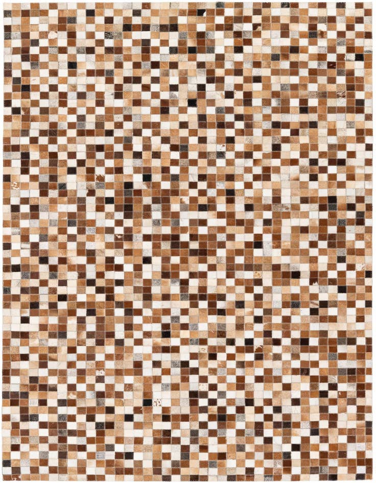 Detail image of 5' 1 x 7' 11 Cowhide Stocks Rug