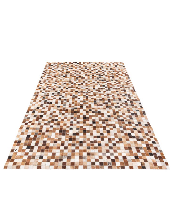 Detail image of 5' x 7' 10 Cowhide Stocks Rug