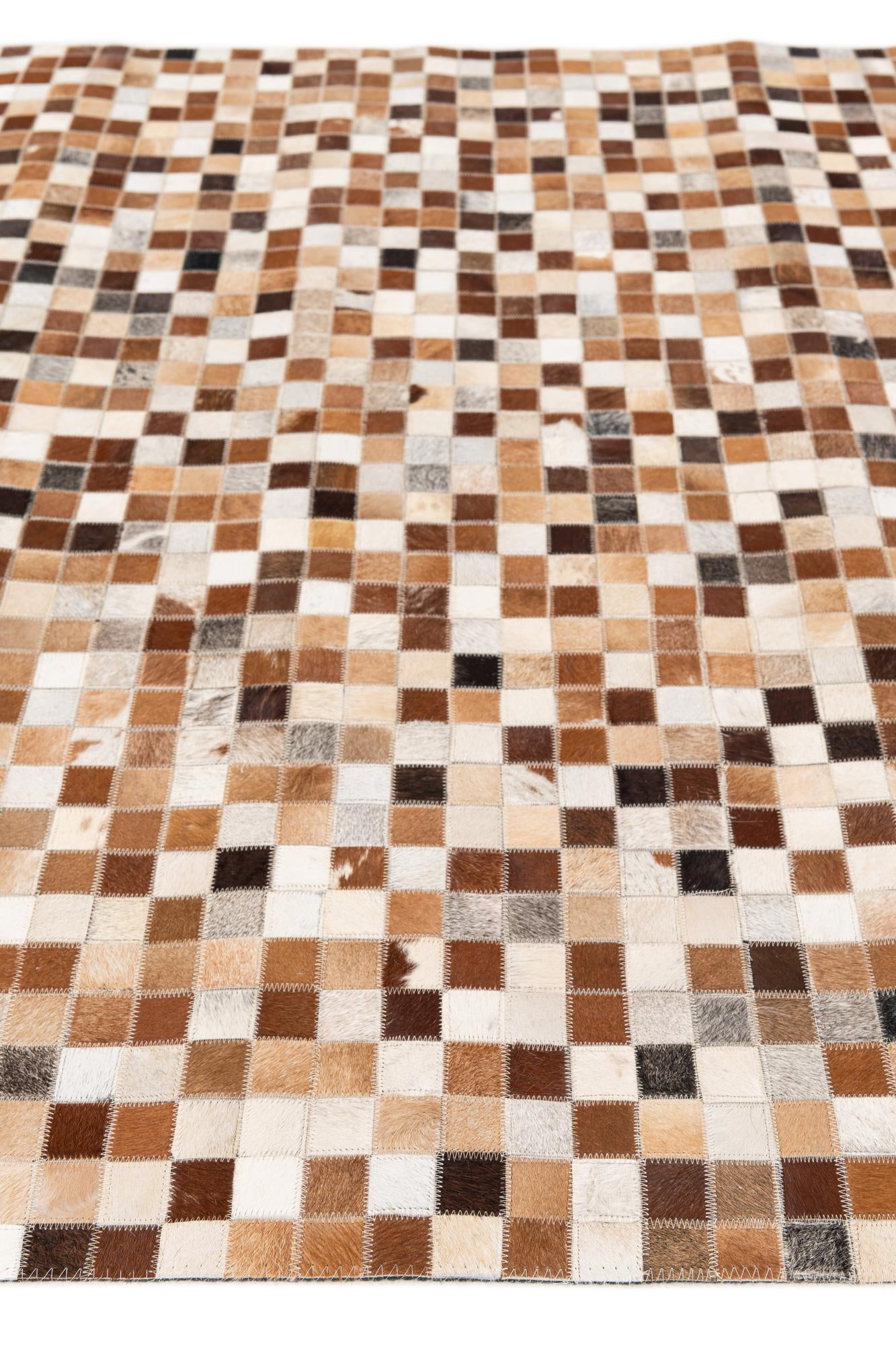 5' x 7' 10 Cowhide Stocks Rug