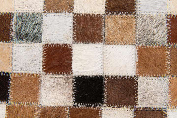 5' 2 x 7' 11 Cowhide Stocks Rug