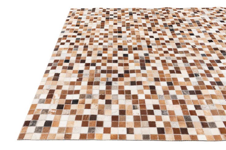 Detail image of 5' 1 x 7' 11 Cowhide Stocks Rug
