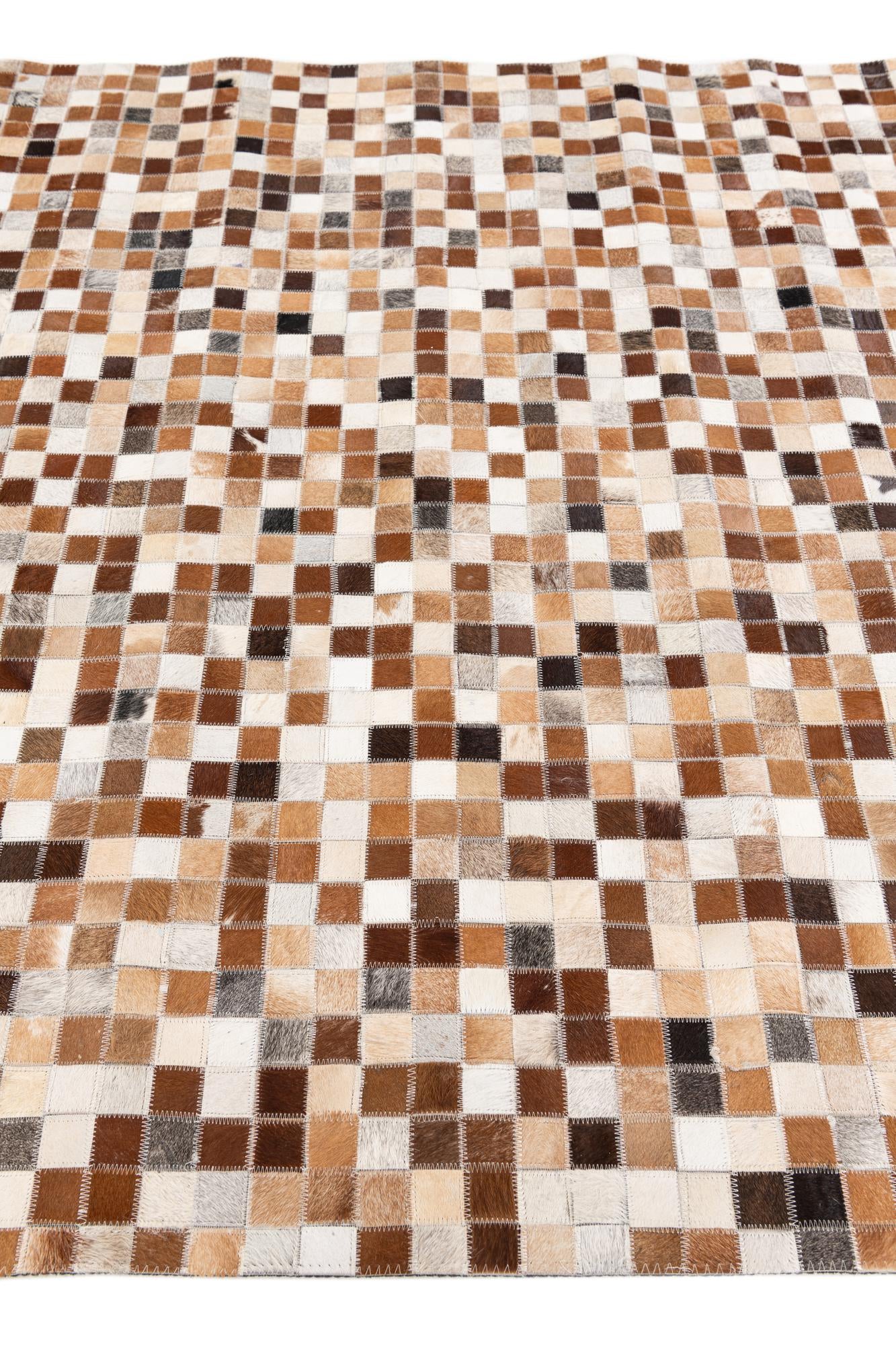 5' 1 x 7' 11 Cowhide Stocks Rug