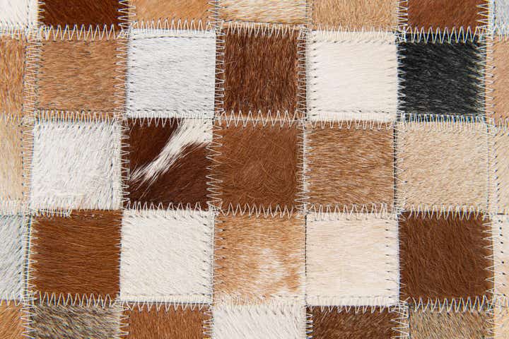 5' 1 x 7' 11 Cowhide Stocks Rug