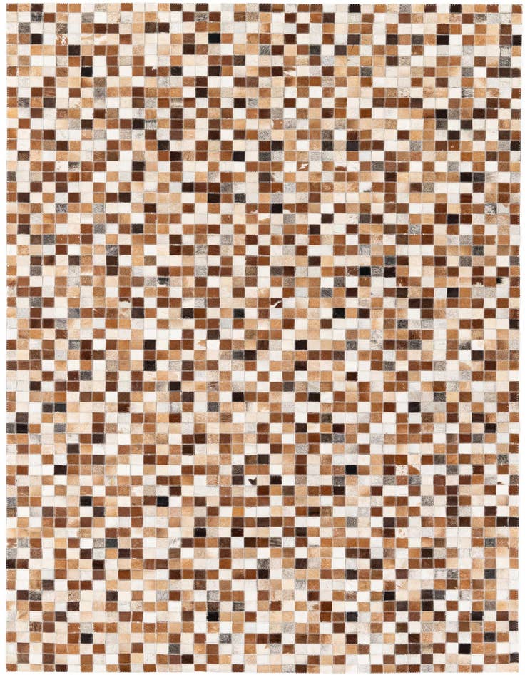 Detail image of 5' 1 x 7' 11 Cowhide Stocks Rug