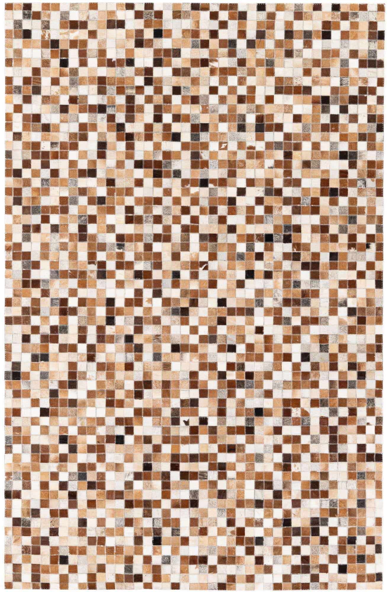 5' 1 x 7' 11 Cowhide Stocks Rug