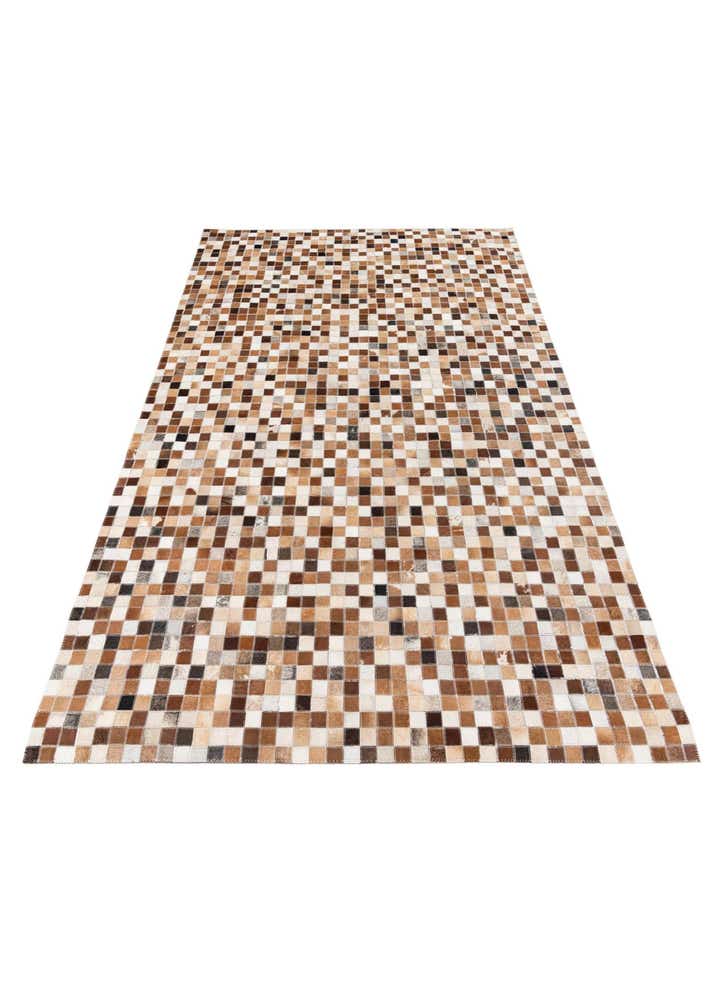 5' x 7' 10 Cowhide Stocks Rug