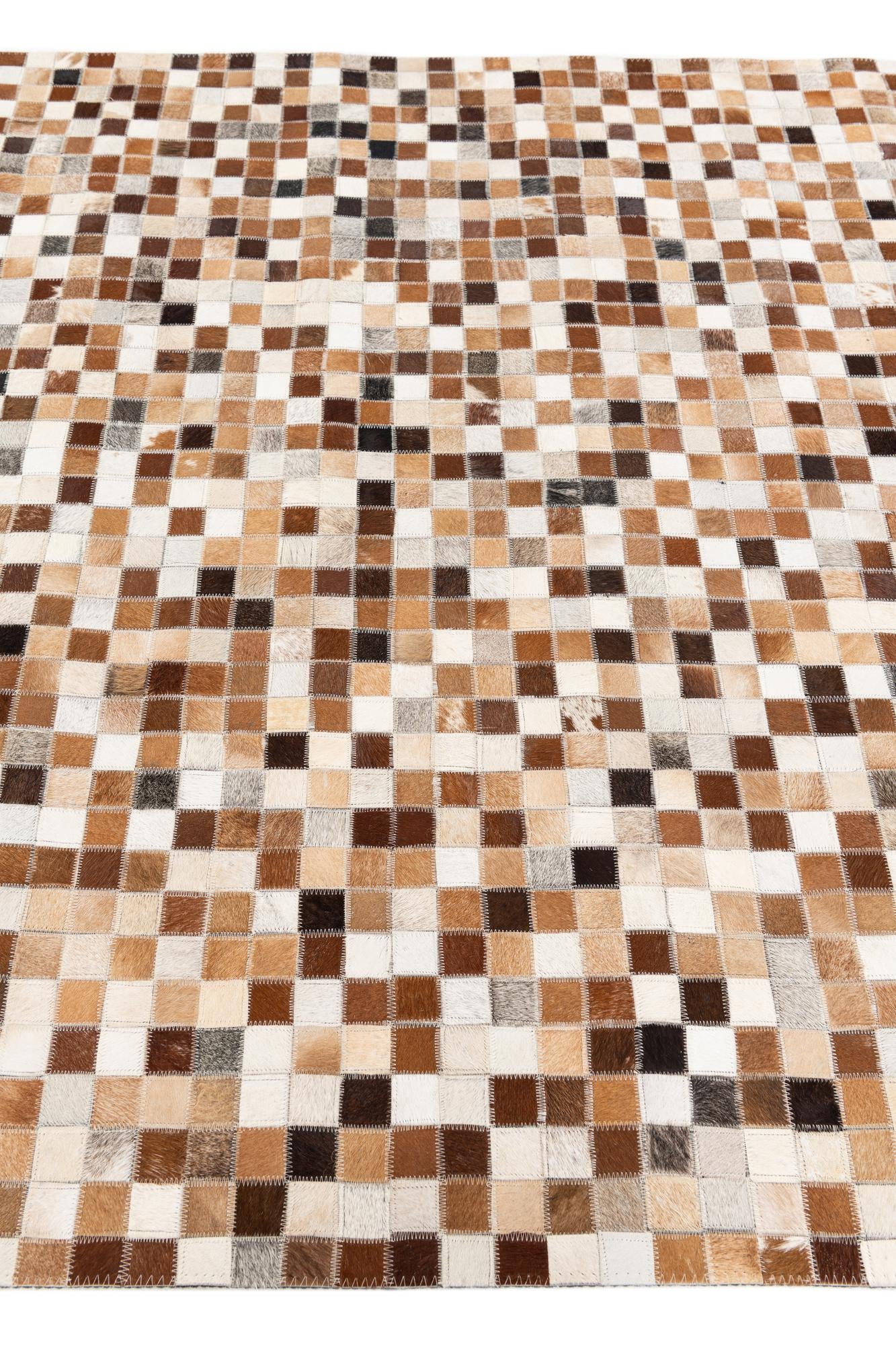 5' x 7' 10 Cowhide Stocks Rug