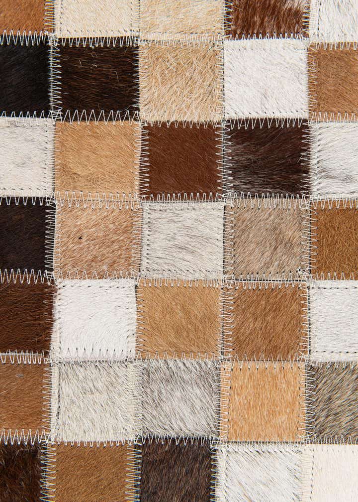 5' x 7' 10 Cowhide Stocks Rug