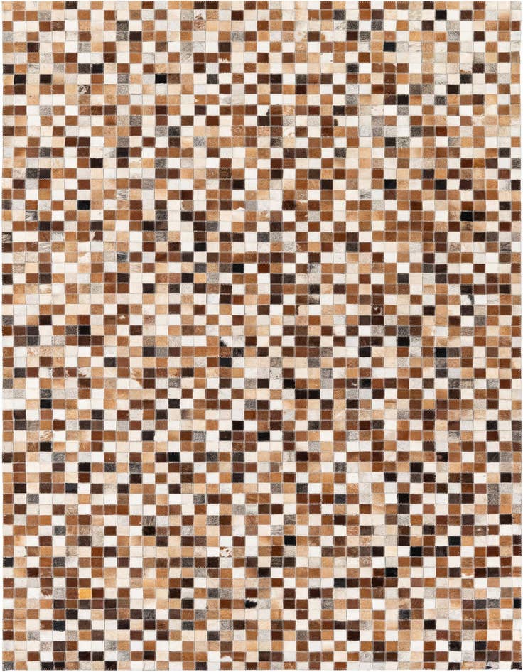 Detail image of 5' 2 x 7' 11 Cowhide Stocks Rug