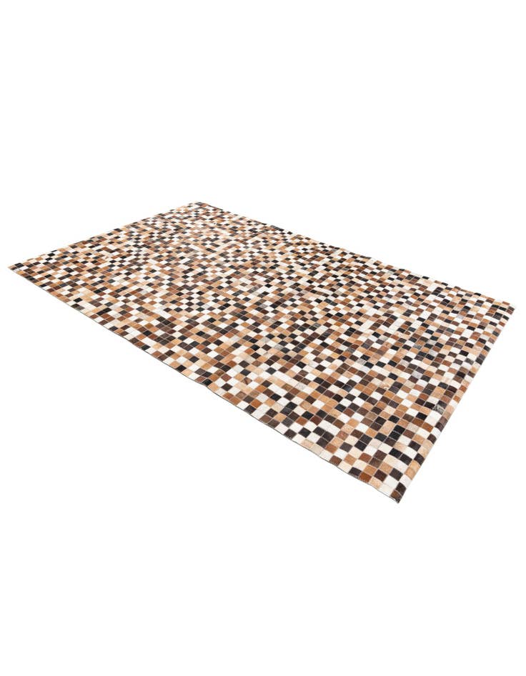 Detail image of 5' 1 x 7' 11 Cowhide Stocks Rug