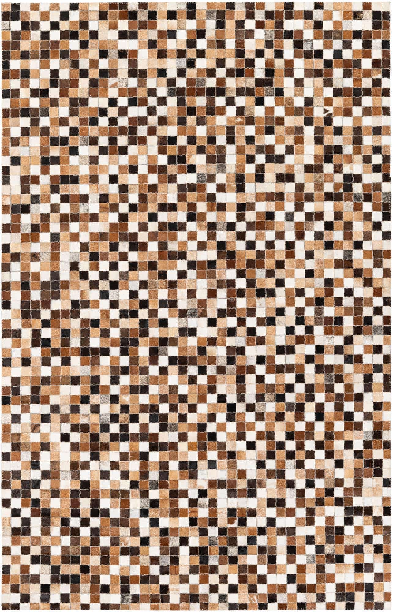 5' 1 x 7' 11 Cowhide Stocks Rug