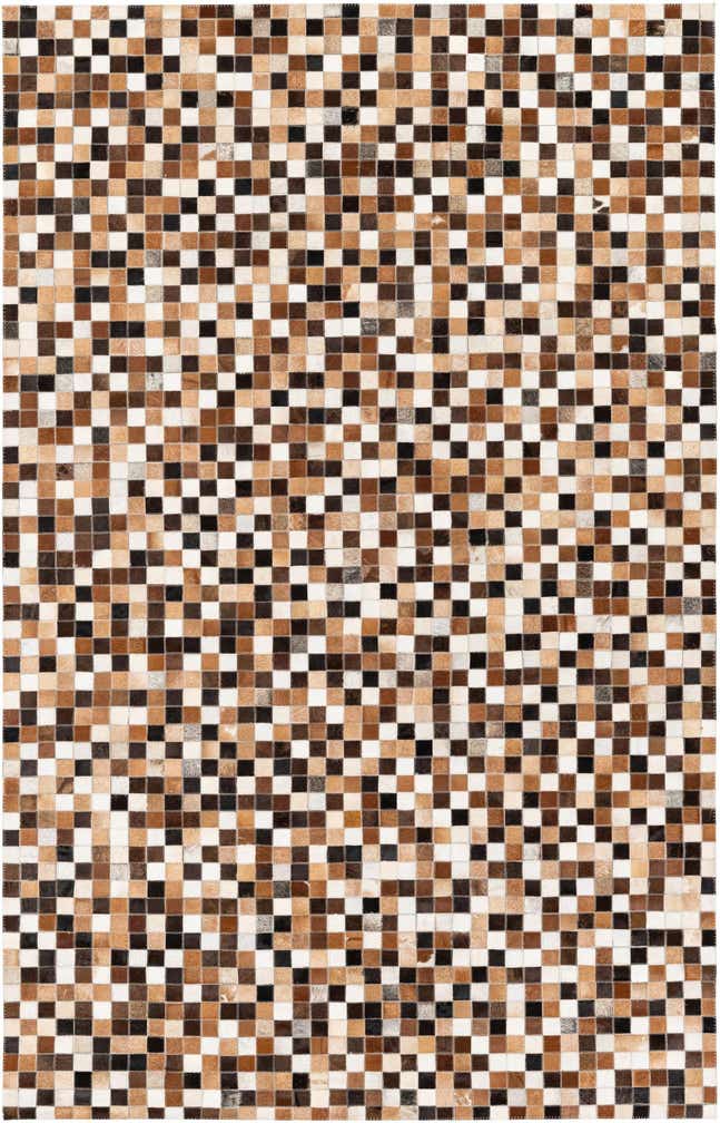 5' 1 x 7' 11 Cowhide Stocks Rug