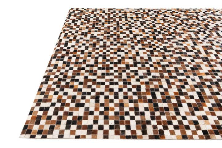 5' 6 x 7' 8 Cowhide Stocks Rug