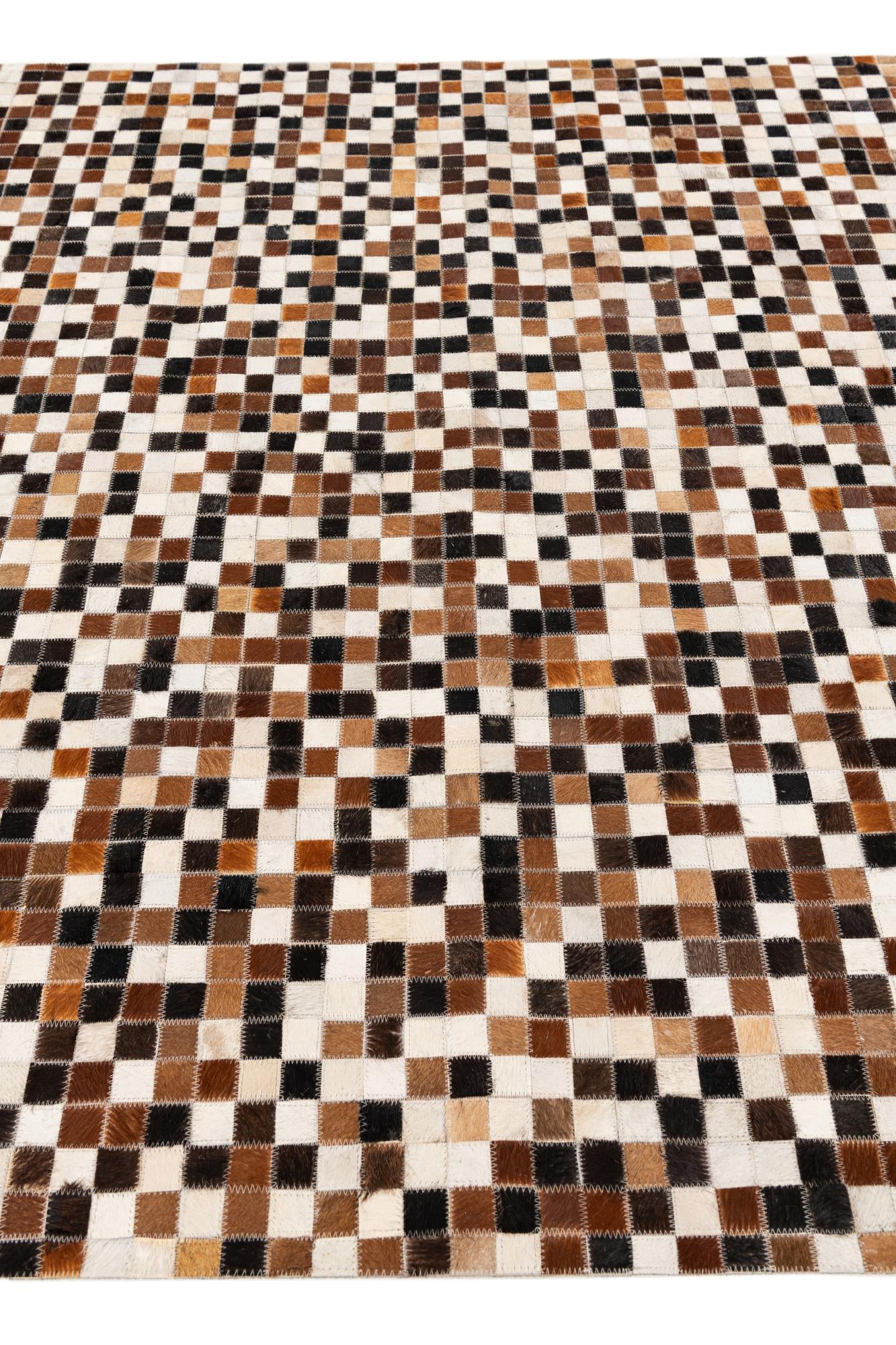 5' 6 x 7' 8 Cowhide Stocks Rug