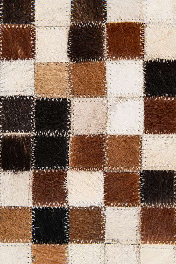 5' 6 x 7' 8 Cowhide Stocks Rug