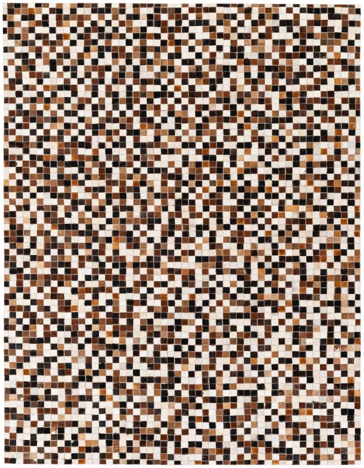 Detail image of 5' 6 x 7' 8 Cowhide Stocks Rug