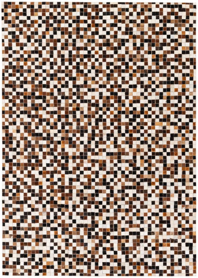 Detail image of 5' 6 x 7' 8 Cowhide Stocks Rug