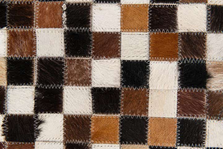 5' 5 x 7' 6 Cowhide Stocks Rug