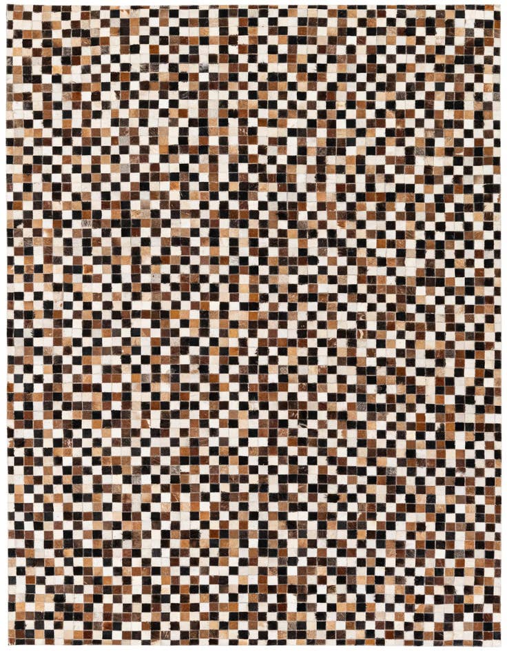 Detail image of 5' 5 x 7' 6 Cowhide Stocks Rug