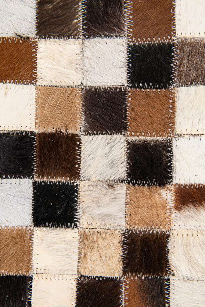 5' 3 x 7' 8 Cowhide Stocks Rug