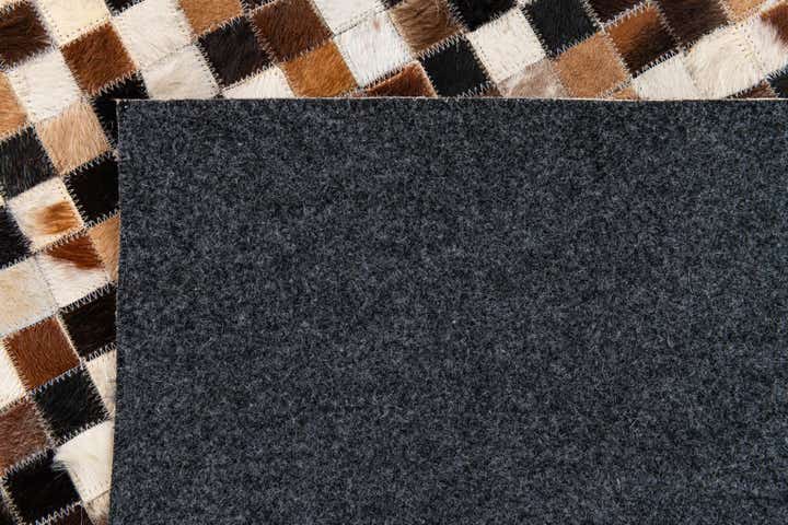 5' 3 x 7' 8 Cowhide Stocks Rug