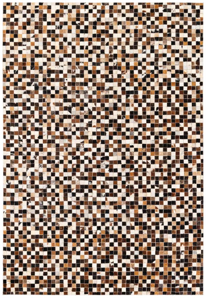 5' 3 x 7' 8 Cowhide Stocks Rug
