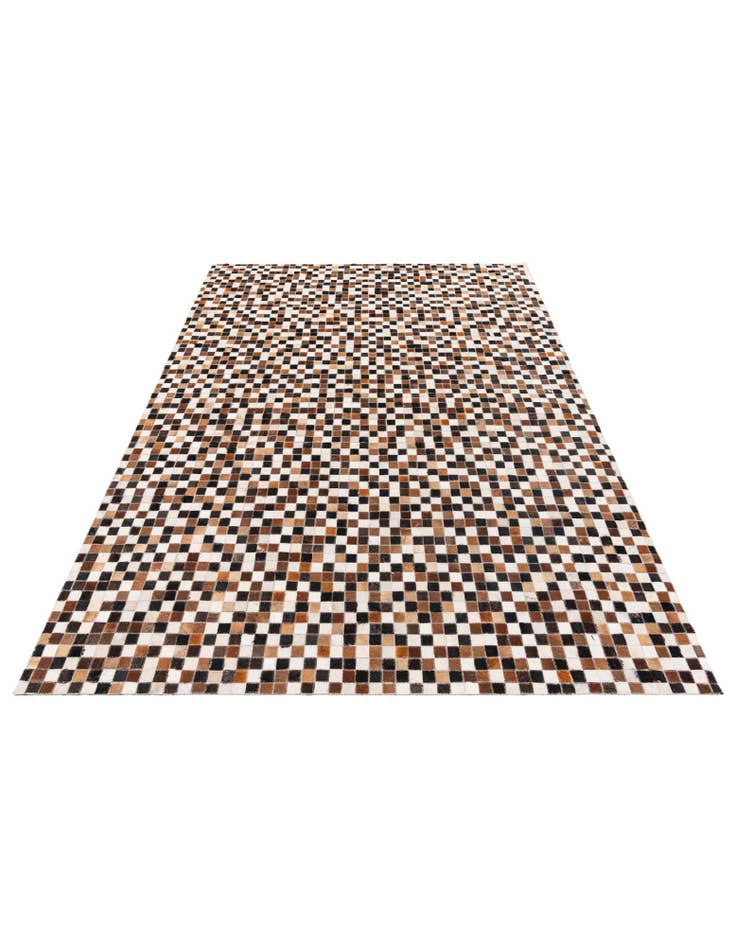 Detail image of 5' 7 x 7' 9 Cowhide Stocks Rug