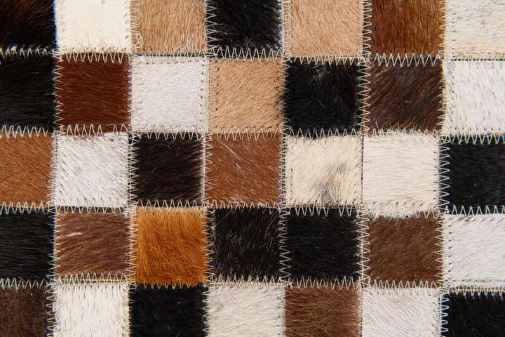5' 7 x 7' 9 Cowhide Stocks Rug