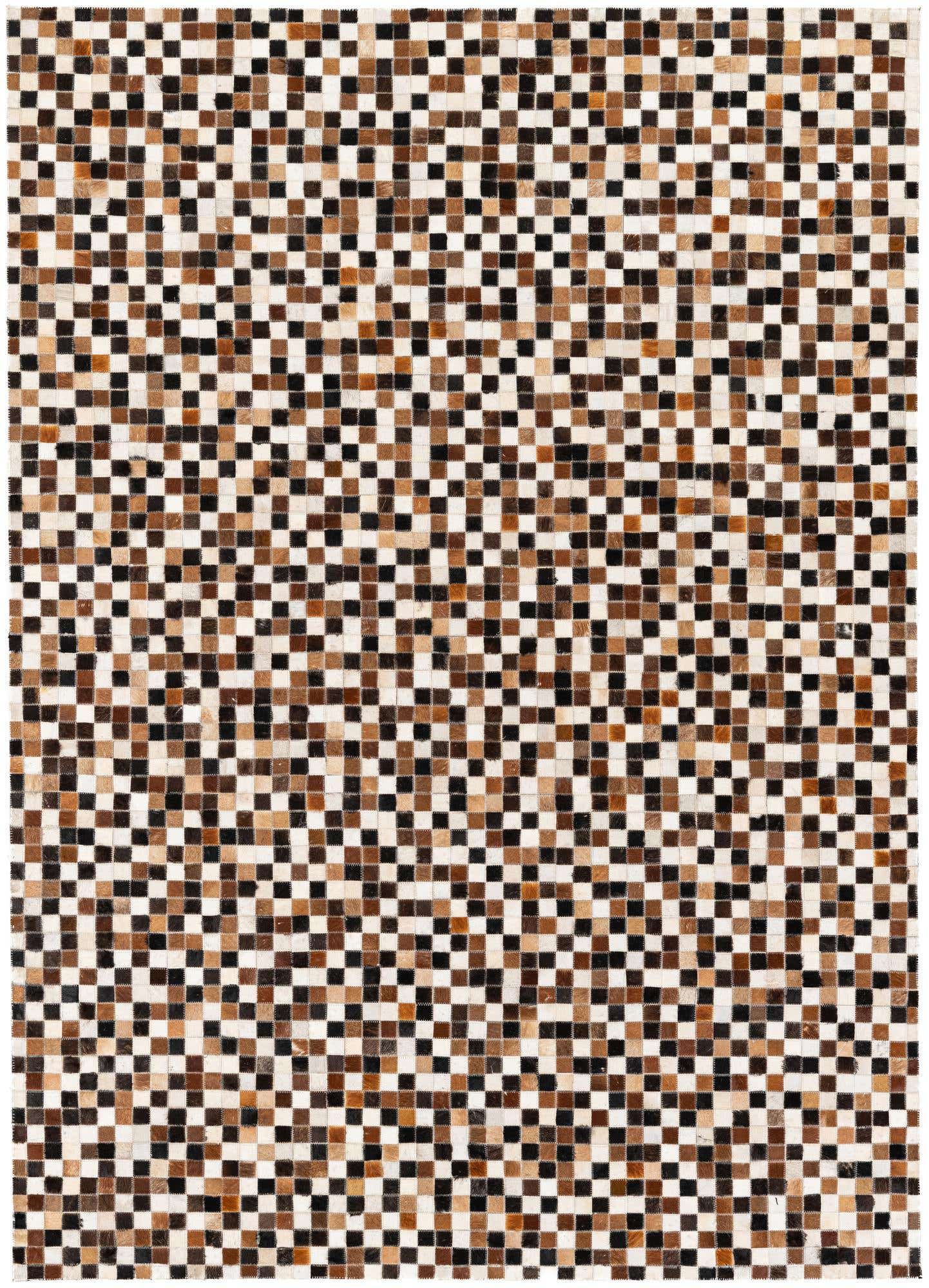5' 7 x 7' 9 Cowhide Stocks Rug