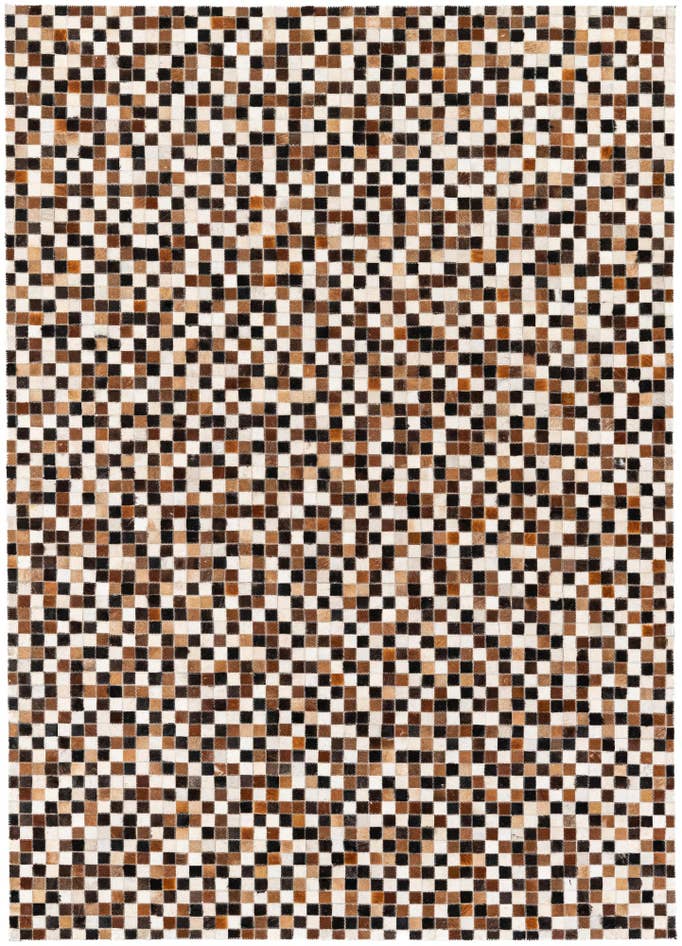 Detail image of 5' 7 x 7' 9 Cowhide Stocks Rug