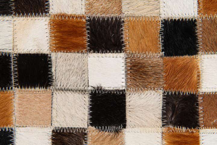5' 6 x 7' 8 Cowhide Stocks Rug