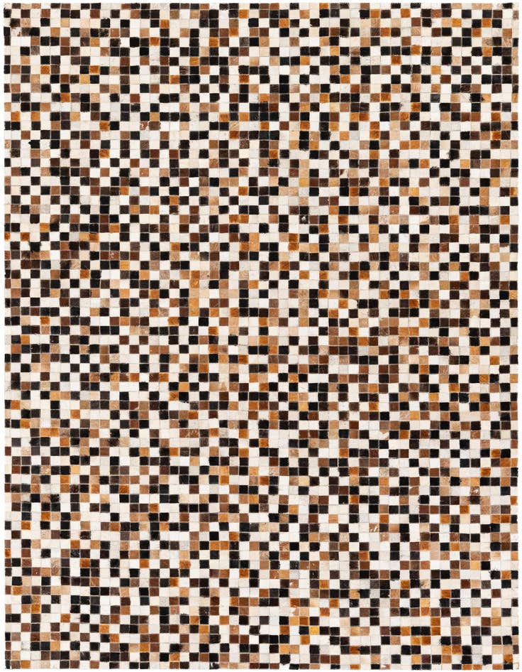 Detail image of 5' 6 x 7' 8 Cowhide Stocks Rug